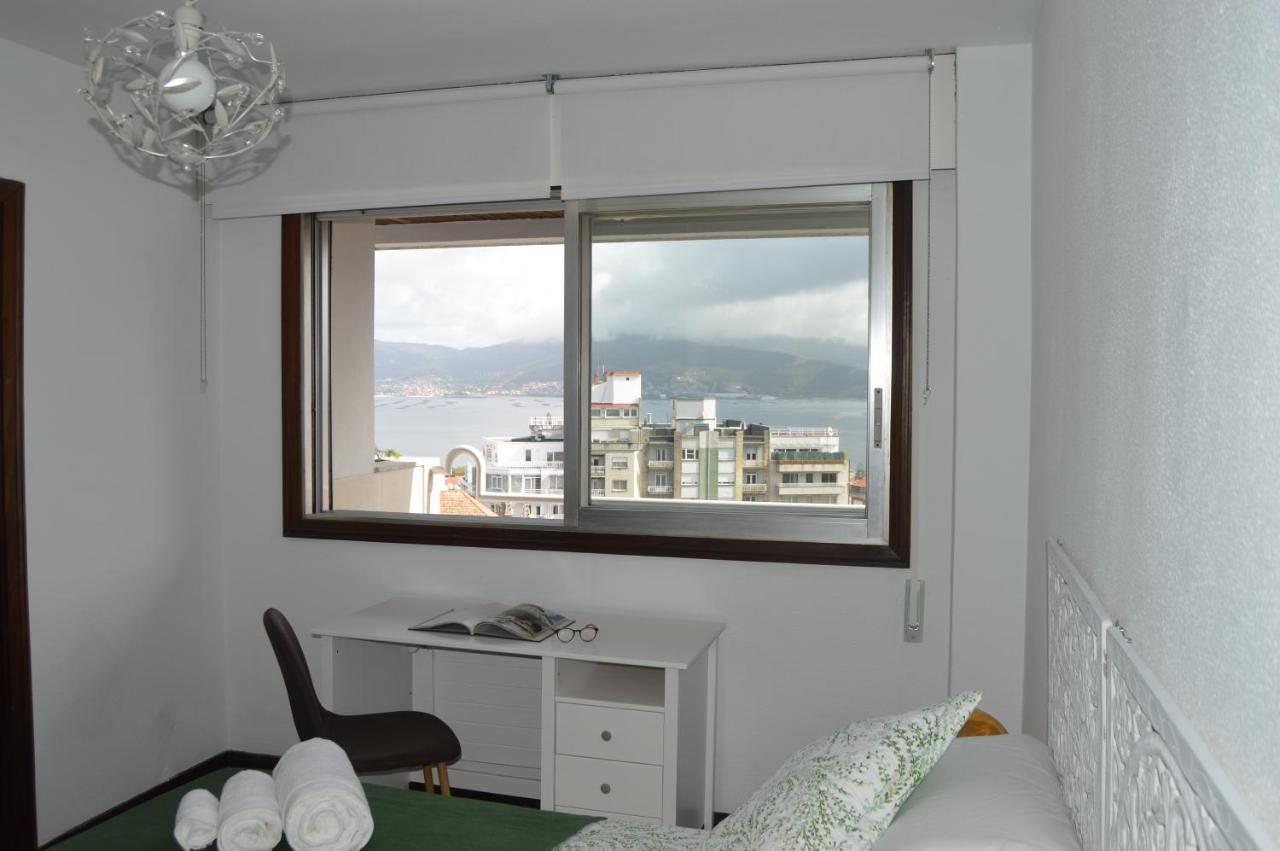 Fantastica Vista De La Ria De Vigo En Pleno Centroアパートメント エクステリア 写真