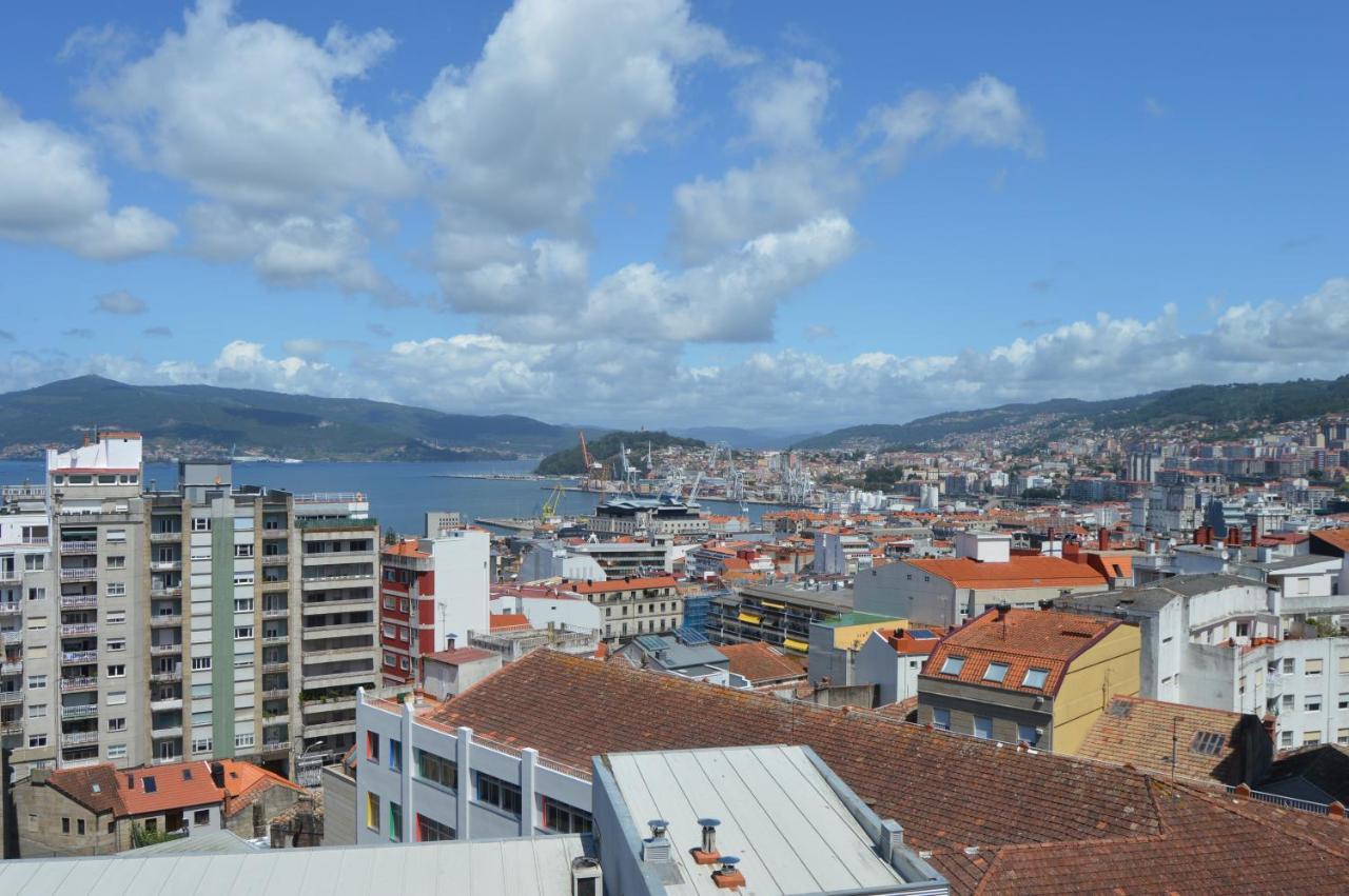 Fantastica Vista De La Ria De Vigo En Pleno Centroアパートメント エクステリア 写真